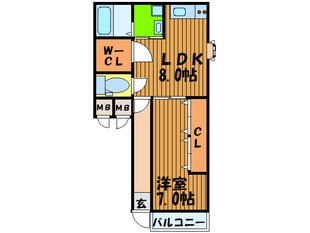 大東マンションⅡの物件間取画像